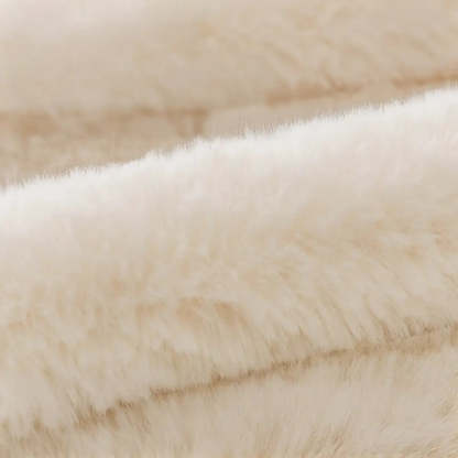 Fluffy Comfort Plush Furniture Protection Decorative Sofa Cover