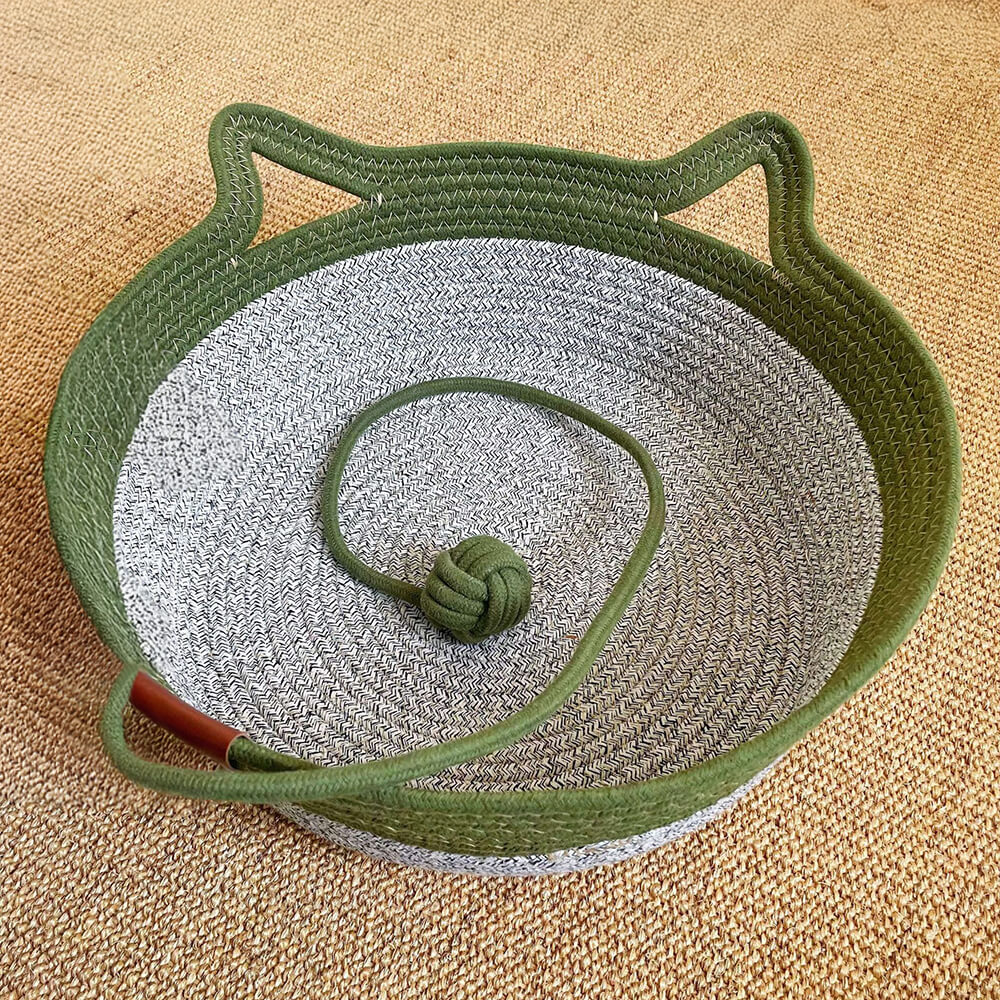 Handmade Cosy Multi-Use Durable Woven Cat Nest Bed