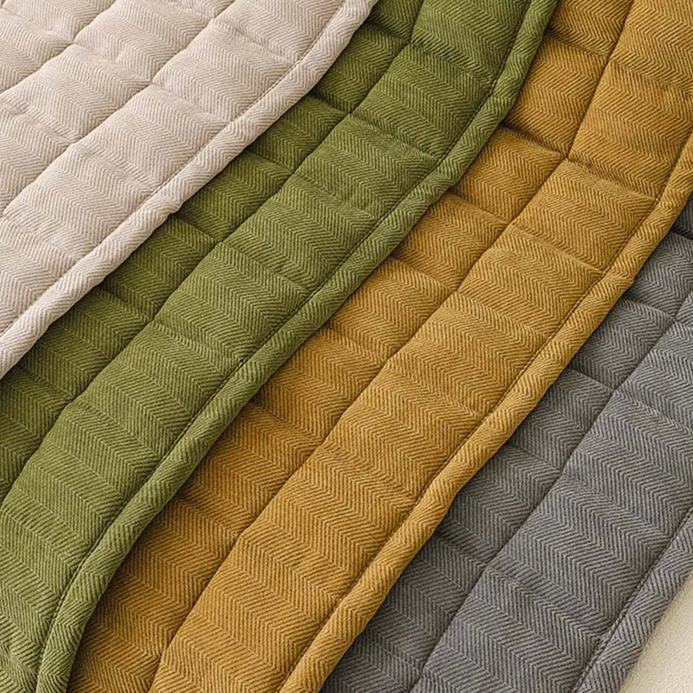 Herringbone Chenille Elegant Breathable Sofa Decoration Non-slip Sofa Cover