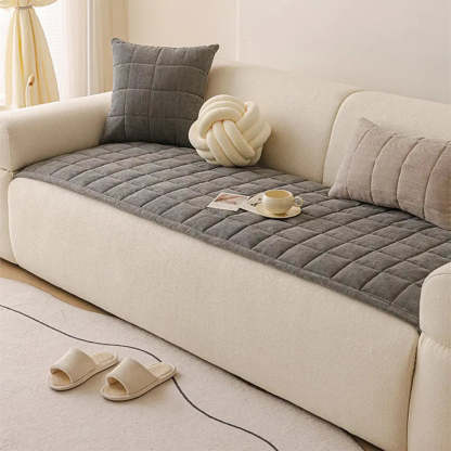 Herringbone Chenille Elegant Breathable Sofa Decoration Non-slip Sofa Cover