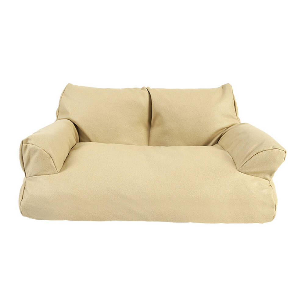 Leather Waterproof Anti-scratch Cosy Dog Sofa Bed