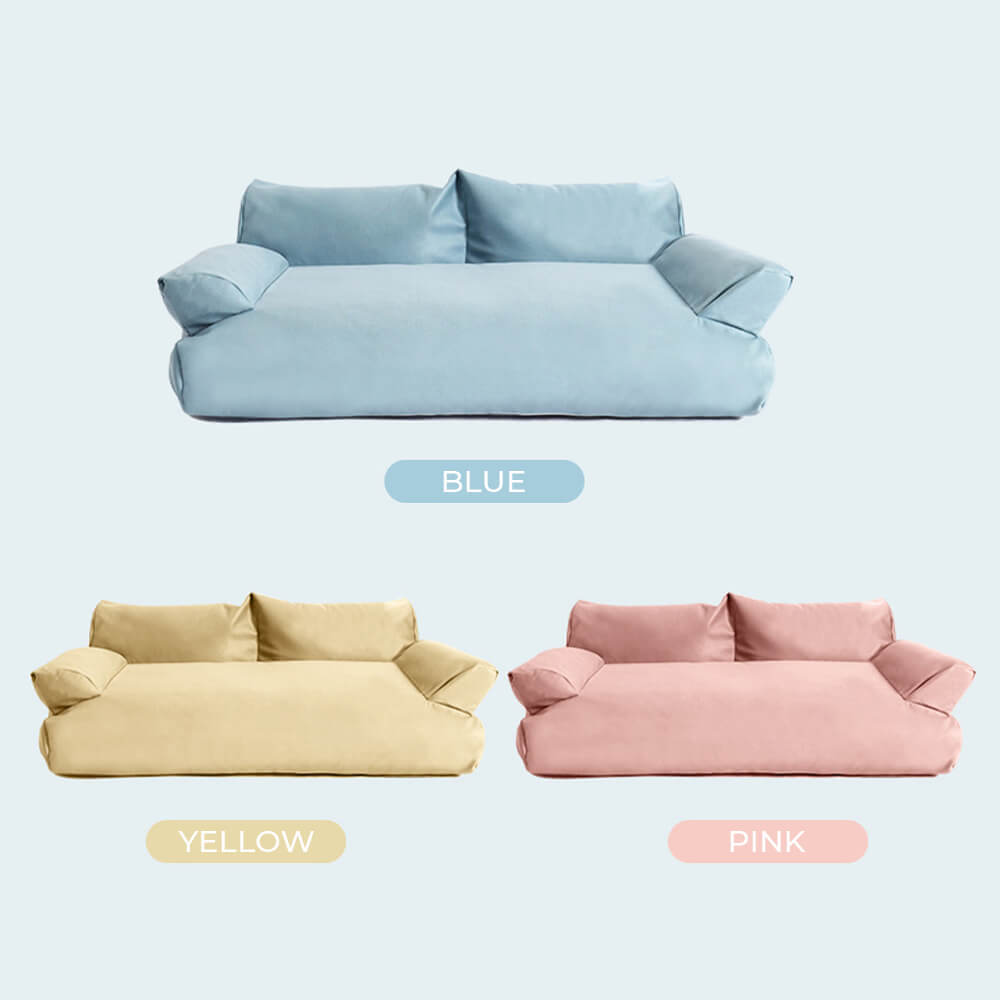 Leather Waterproof Anti-scratch Cosy Dog Sofa Bed