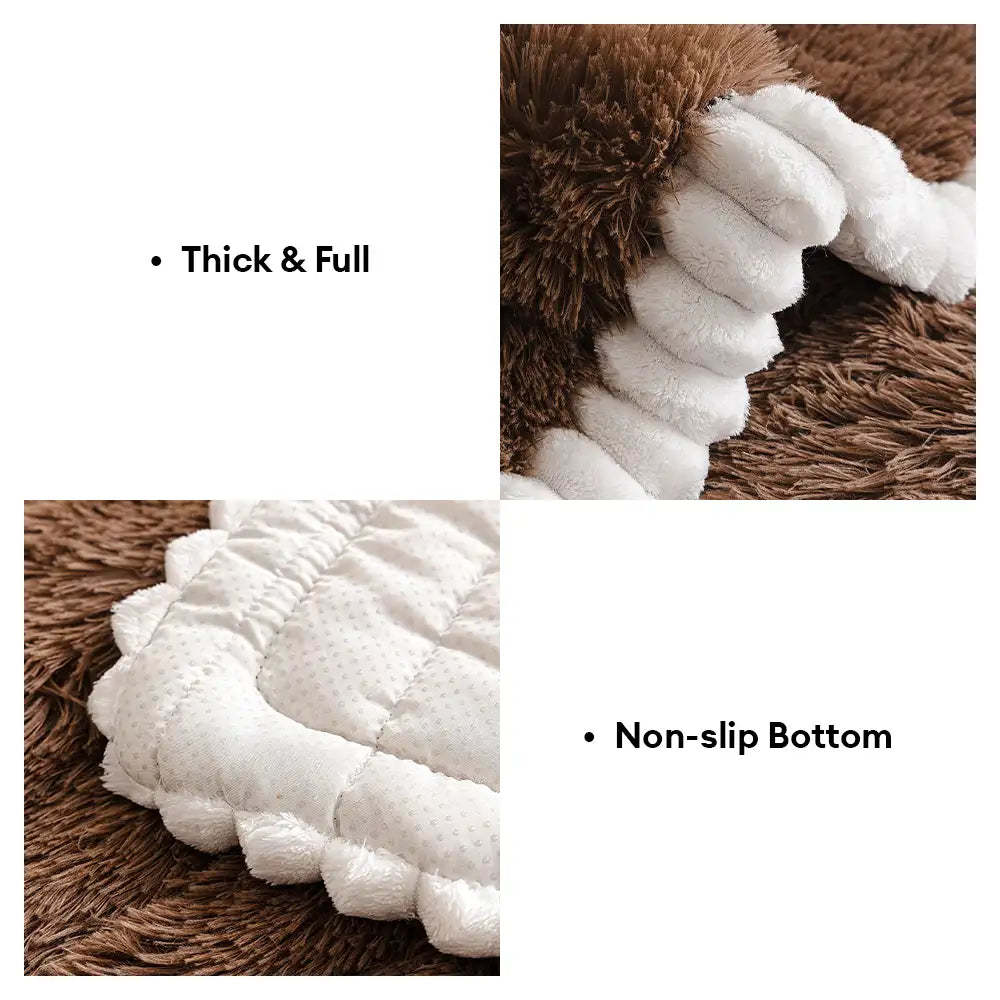 Luxury Fluffy Plush Thickened Comfortable Non-Slip Sofa Cover