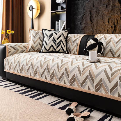 Modern Scandinavian Pet-Friendly Chenille Non-Slip Sofa Cover