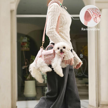 Multifunctional Carrier & Walk Vest Dog Harness Backpack for Small Dog