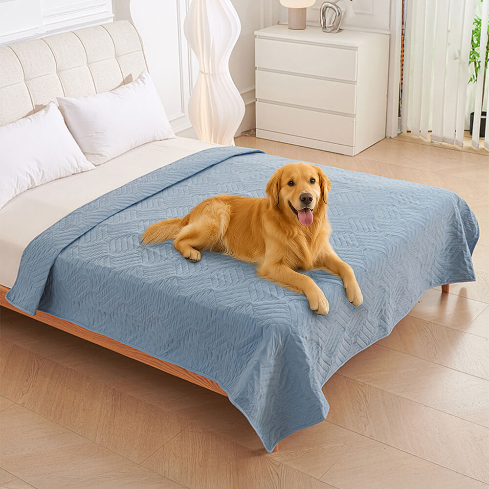 UNBBRRL Wasserfeste Hundedecke – 175x180 Cm, Rutschfest, Waschbar, Für Sofa Und Bett, Braun