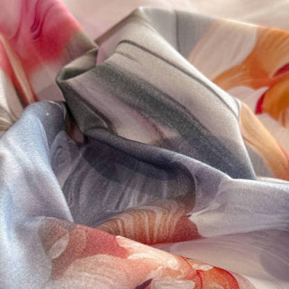 Oil Painting-Style Printed Brushed Cotton Bed Sheet Set