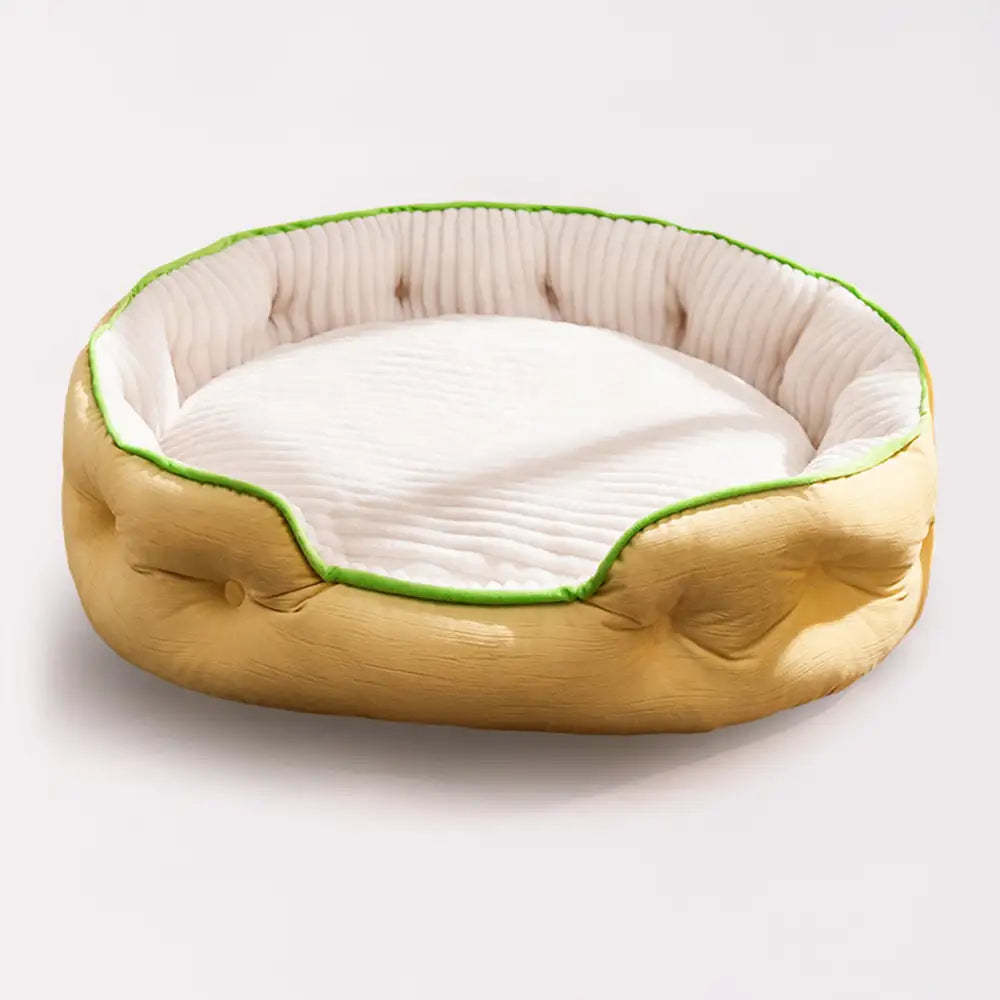 Plush Warm Comfortable Round Deep Sleep Dog Bed