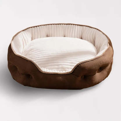 Plush Warm Comfortable Round Deep Sleep Dog Bed