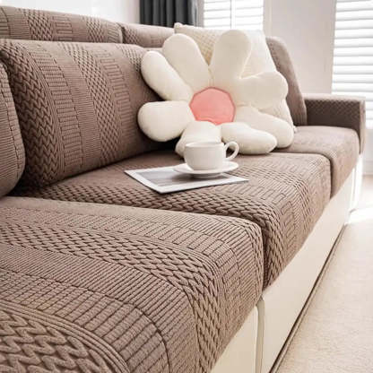 Polar Fleece Soft Antistatic Protection Sofa Stretch Full Wrap Sofa Cover