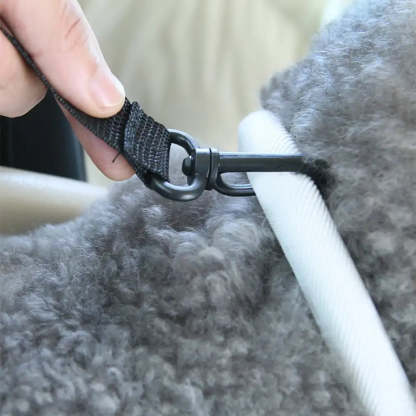 Portable Travel Faux Leather Waterproof Centre Console Pet Car Seat