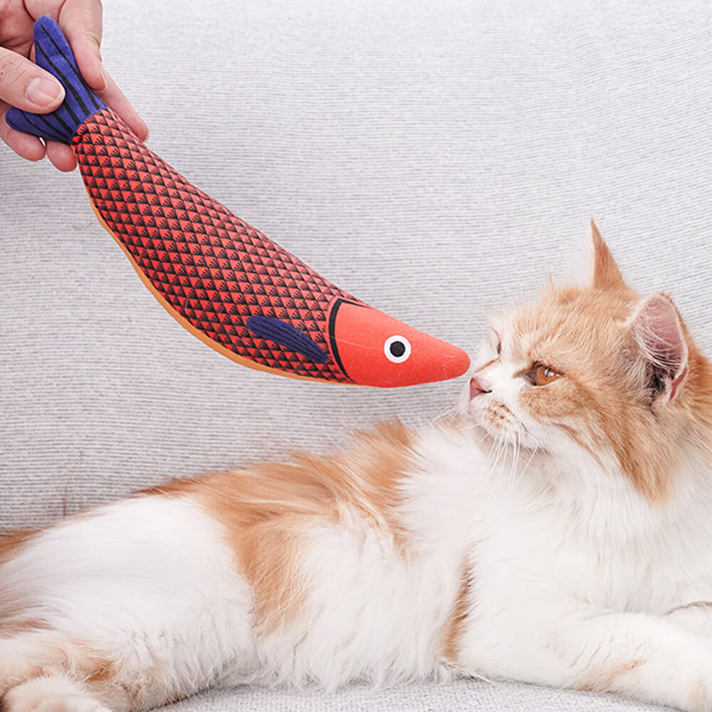 Realistic Colourful Fish Self-Play Catnip Cat Toys