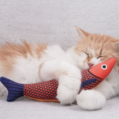 Realistic Colourful Fish Self-Play Catnip Cat Toys