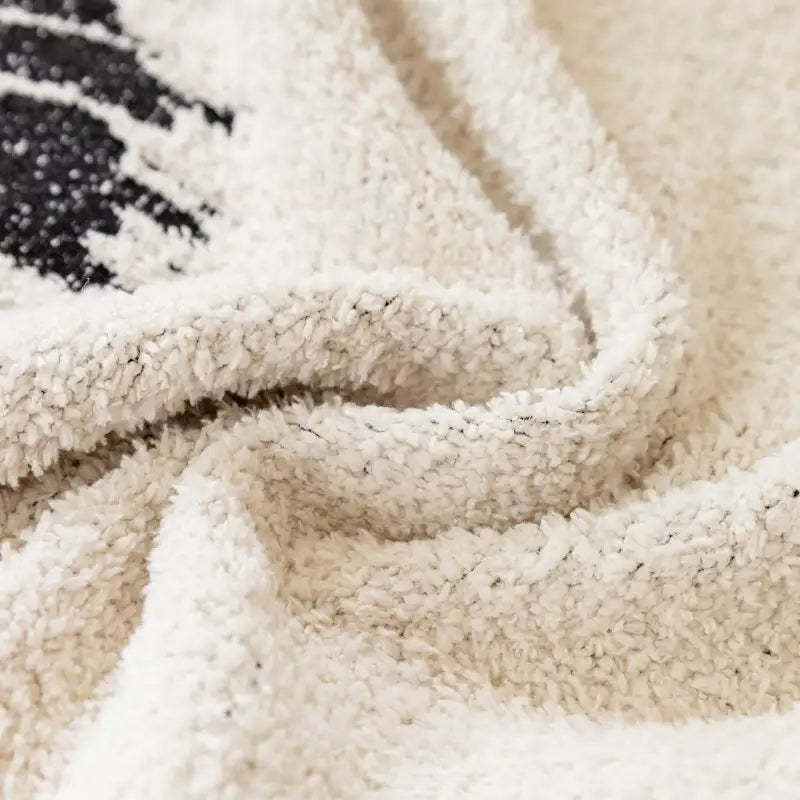 Simple Double-Sided Plush Yarn Scratch-Resistant Comfortable Sofa Cover - Fireworks