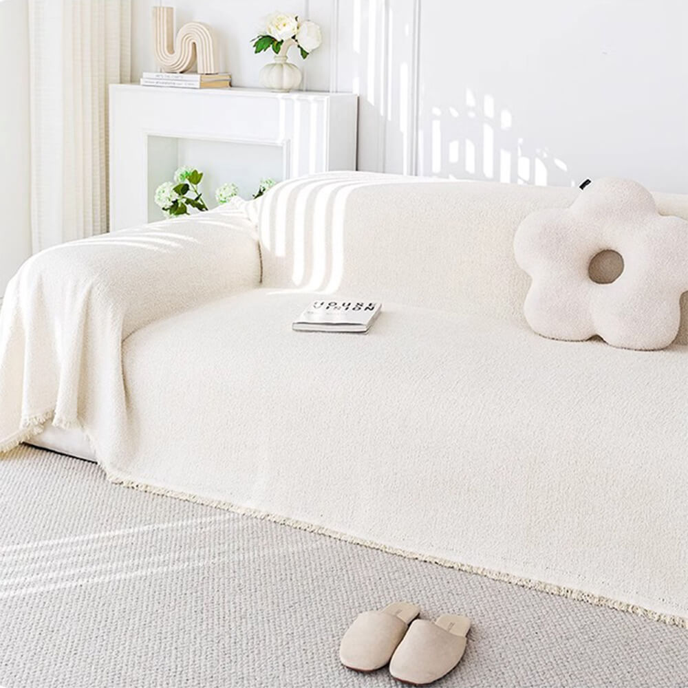 Soft Plush Waterproof Multi-Purpose Furniture Protection Sofa Cover