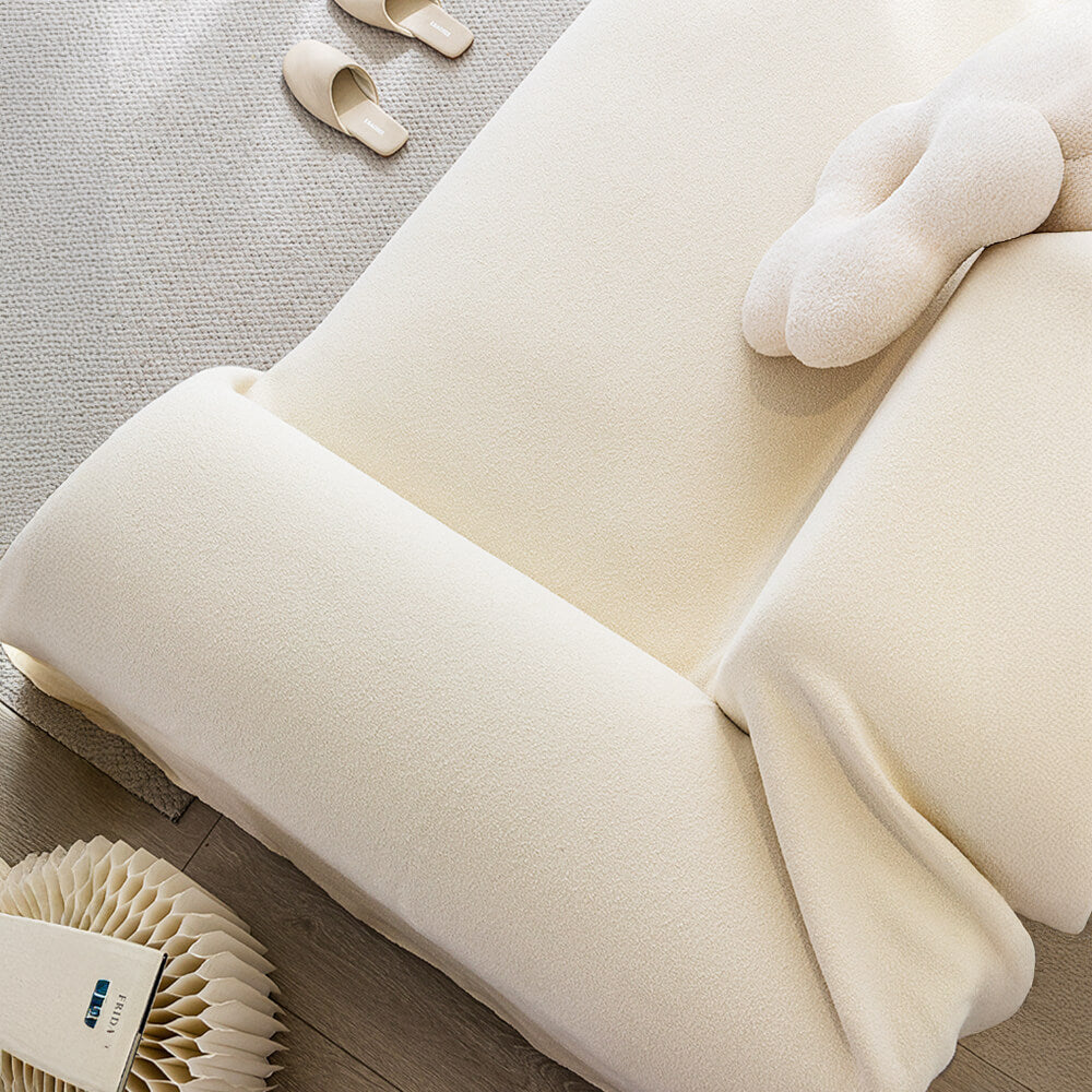 Soft Waterproof Teddy Plush Throw Sofa Cover