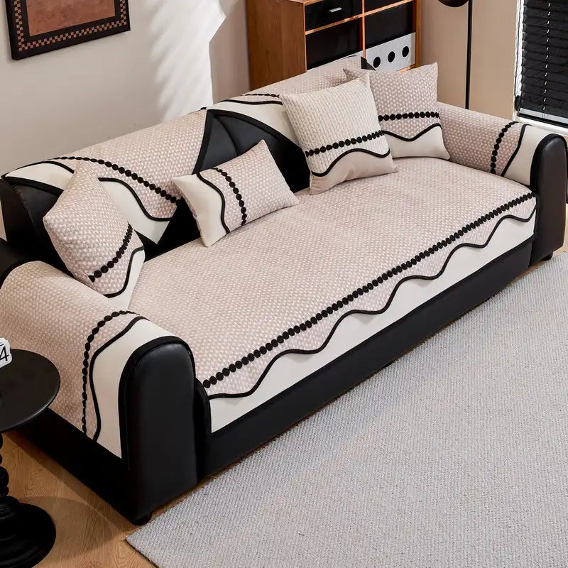 Stylish Chenille Furniture Protection Anti-Scratch Sofa Cover