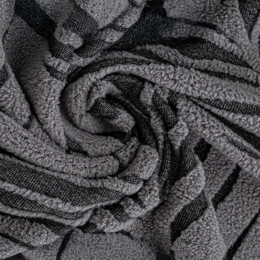 Thick Polar Fleece Jacquard Anti-Scratch Stretch Sofa Cover