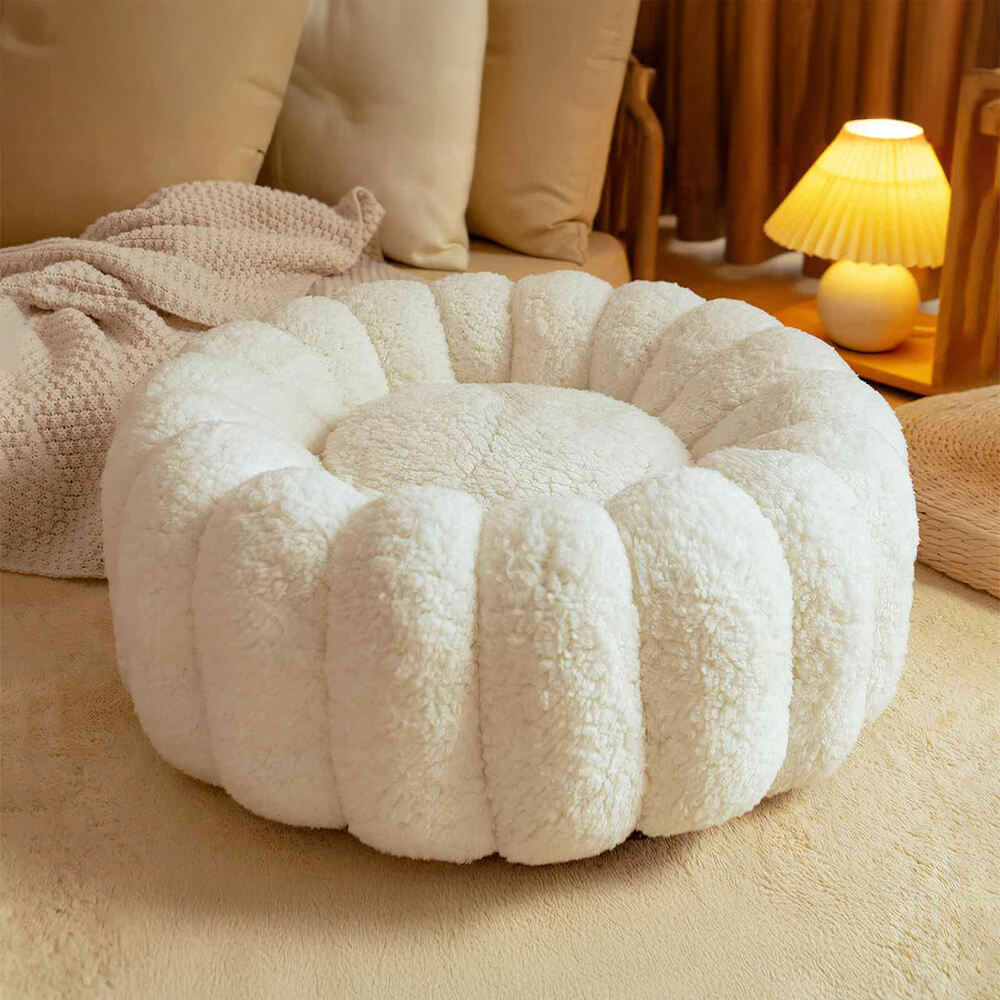 Warm Skin-Friendly Full Support Multi-Purpose Semi-Enclosed Cat Bed - FUNNYFUZZY