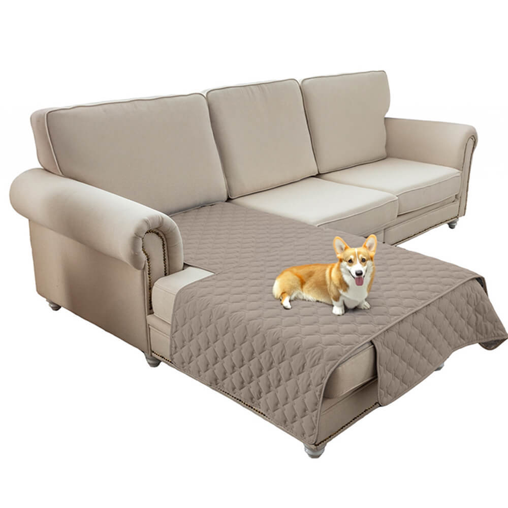 Waterproof & Non-Slip Diamond Quilted Pet Sofa Cover – Stylish Protect