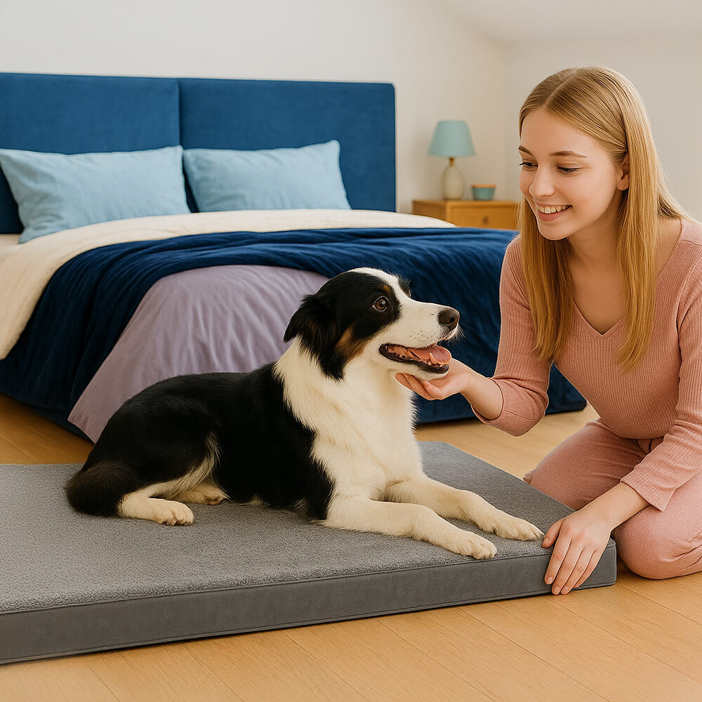 Waterproof Orthopaedic Removable Memory Foam Large Dog Bed