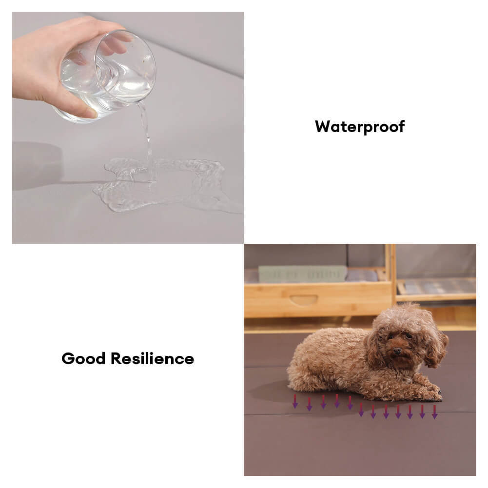 Waterproof PU Leather Multifunctional Orthopaedic Foldable Dog Mat