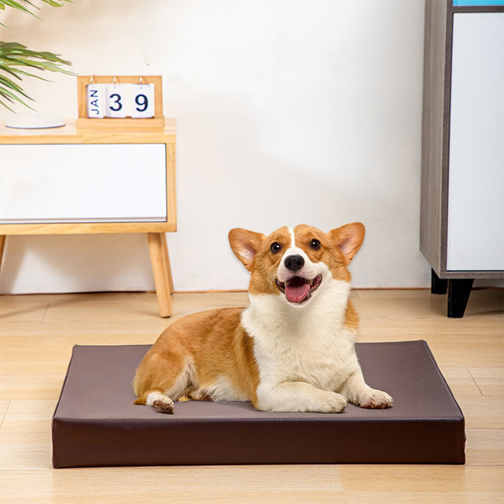 Waterproof PU Leather Multifunctional Orthopaedic Foldable Dog Mat