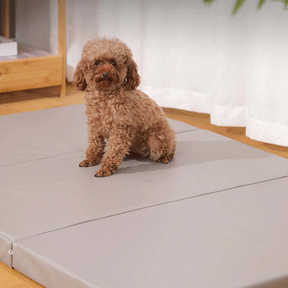 Waterproof PU Leather Multifunctional Orthopaedic Foldable Dog Mat