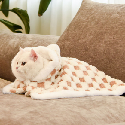 Furry Pet Clothing Warm Dog & Cat Cape