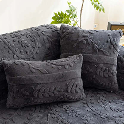 Jacquard Plush Comfortable Scratch-Resistant Non-Slip Sofa Cover