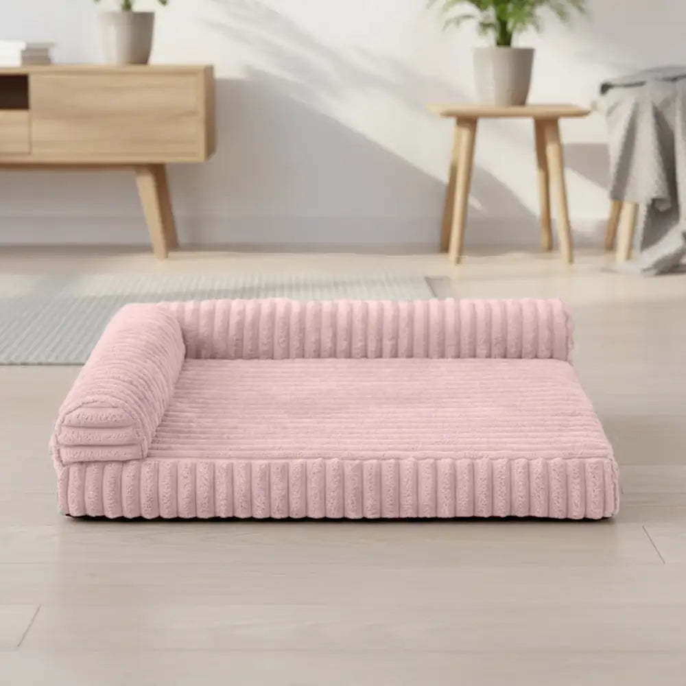 L-Shaped Straight Plush Large Space Waterproof Large Dog Bed