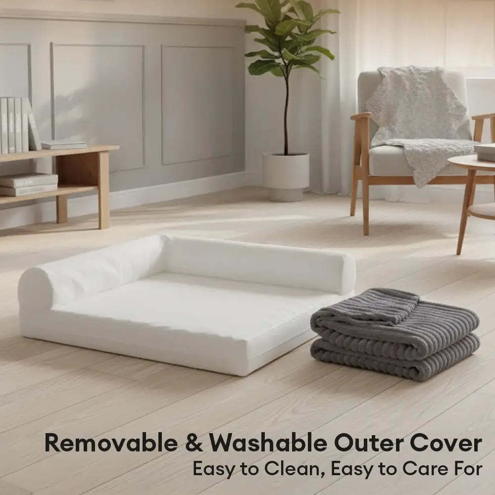 L-Shaped Straight Plush Large Space Waterproof Large Dog Bed