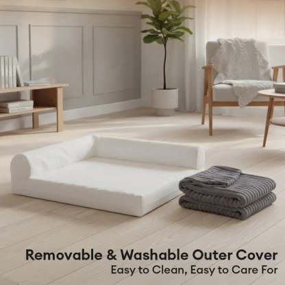 L-Shaped Straight Plush Large Space Waterproof Large Dog Bed