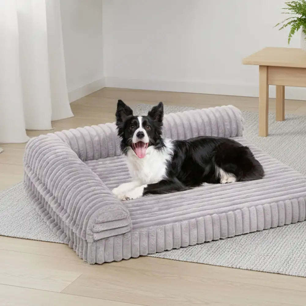 L-Shaped Straight Plush Large Space Waterproof Large Dog Bed