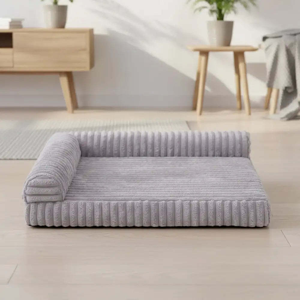 L-Shaped Straight Plush Large Space Waterproof Large Dog Bed