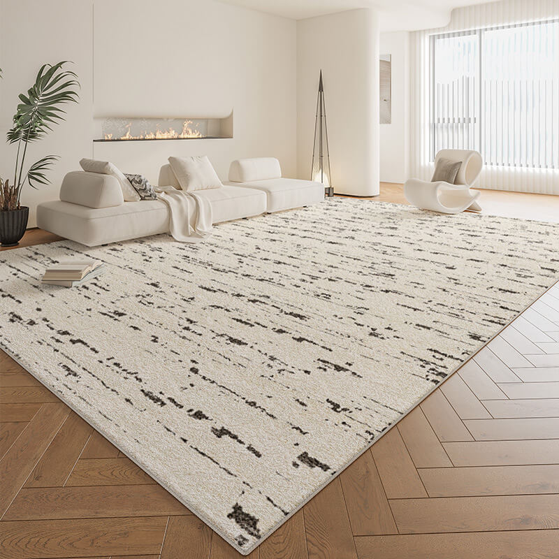 Modern Plush Faux Cashmere Area Living Room Decor Rug - FUNNYFUZZY