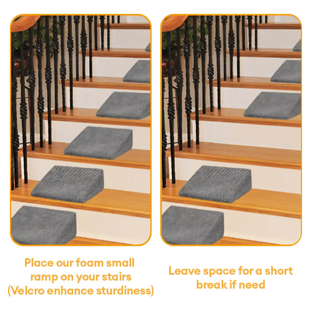 Modular Foam Dog Ramp Steps for Staircase Stairs with Velcro