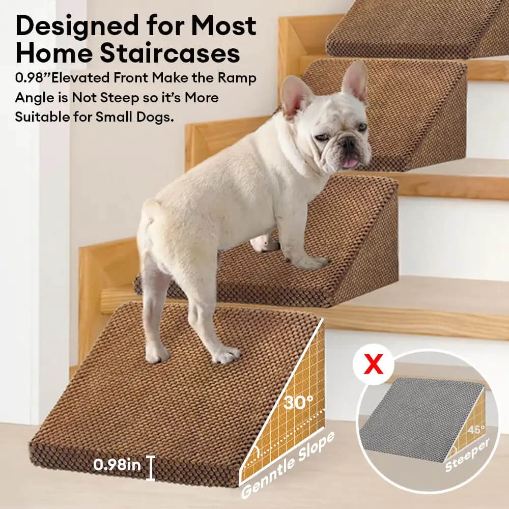 Modular Foam Dog Ramp Steps for Staircase Stairs with Velcro