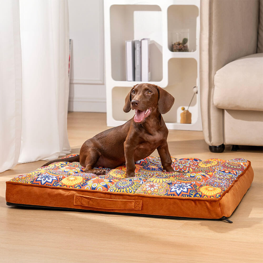 Moroccan Full Support Thickened Comfortable Orthopaedic Pillow Dog Bed