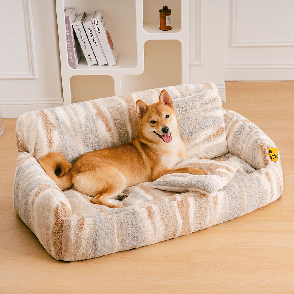 Nordic Fluffy Extra Large Cosy Dog & Cat Sofa Bed