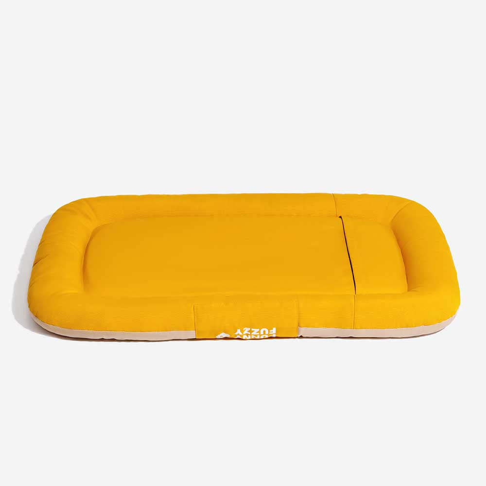 Outdoor Waterproof & Scratch-Resistant Color-Blocked Orthopedic Dog Mat - Trek Lounge
