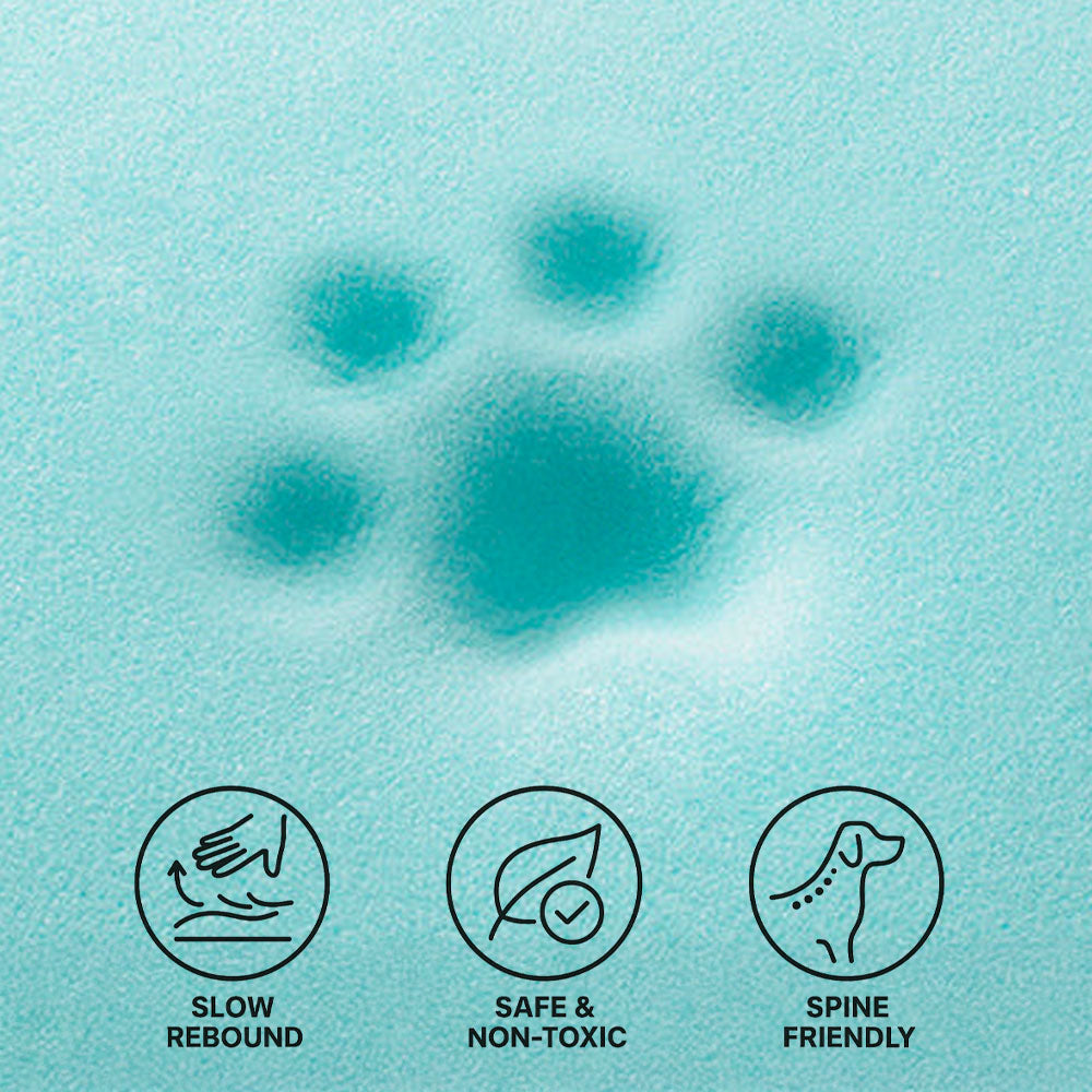 Outdoor Waterproof & Scratch-Resistant Color-Blocked Orthopedic Dog Mat - Trek Lounge