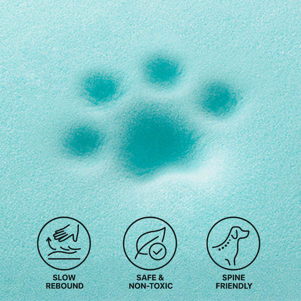 Outdoor Waterproof & Scratch-Resistant Color-Blocked Orthopedic Dog Mat - Trek Lounge