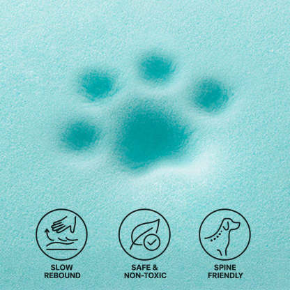 Outdoor Waterproof & Scratch-Resistant Color-Blocked Orthopedic Dog Mat - Trek Lounge