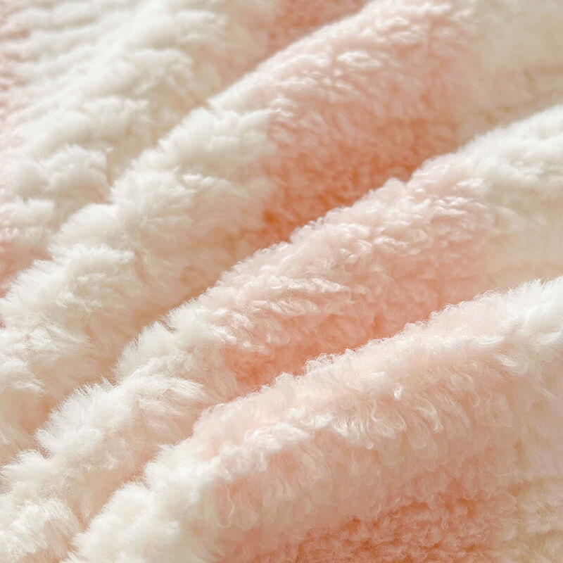 Pet Hair Protection Macaron Plush Bed Sheet