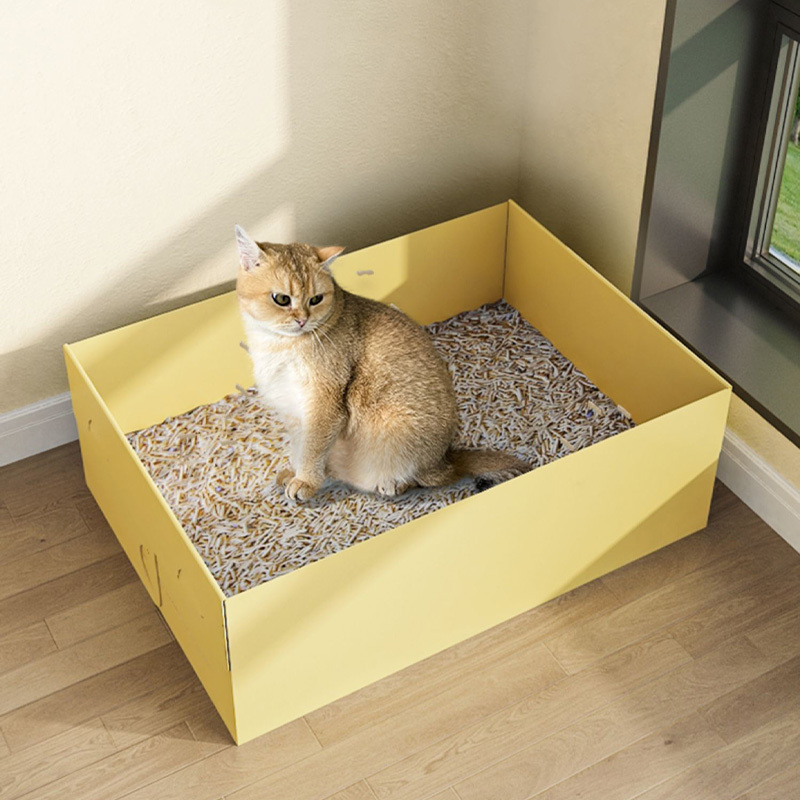 Portable Foldable Cat Litter Box for Outdoor Travel