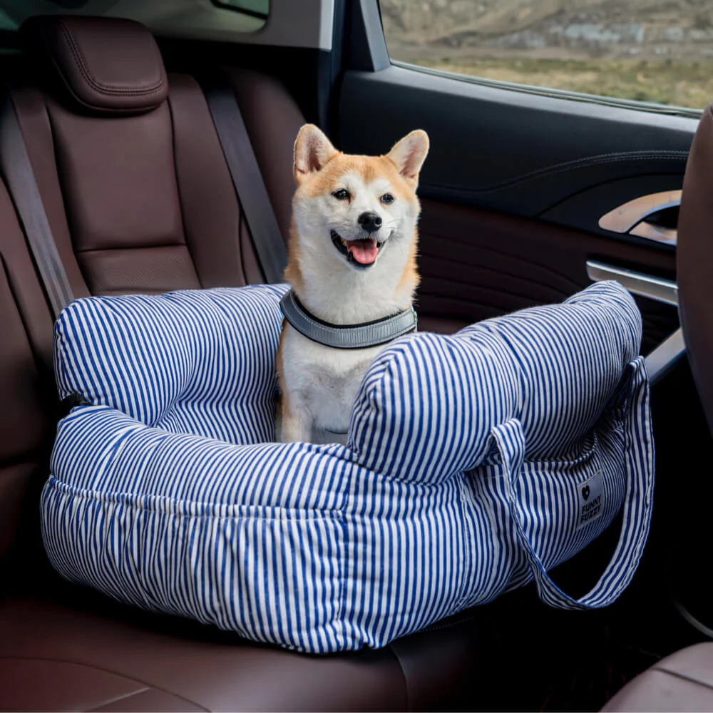 Portable Leisure Outing Pet Booster Dog Car Seat Bed