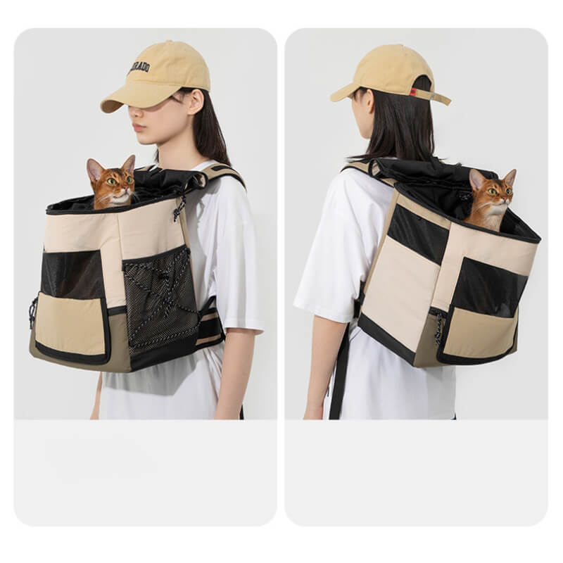 Portable Outdoor Pet Travel Bag Waterproof Cat Backpack