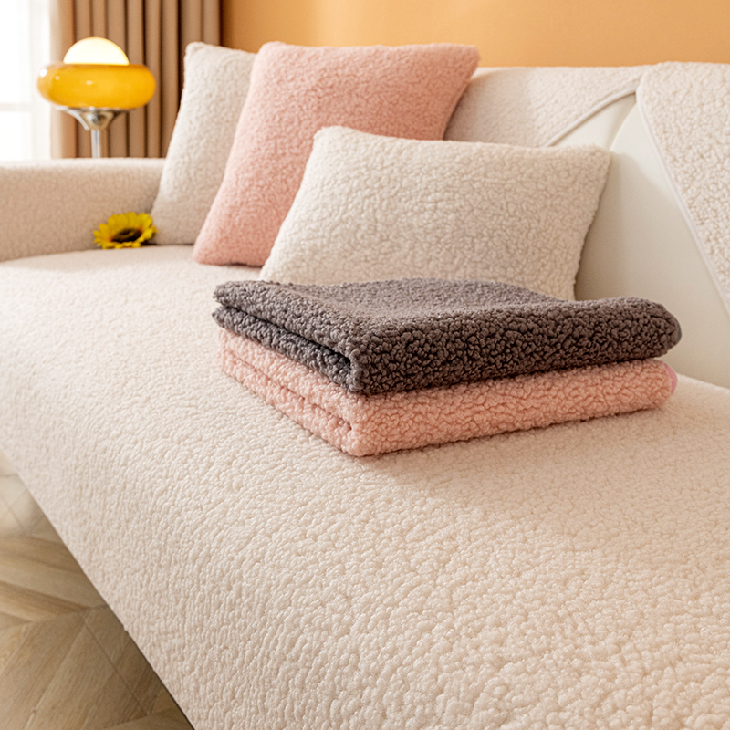 Ultrasoft Sherpa Fleece Warm Non-Slip Sofa Cover