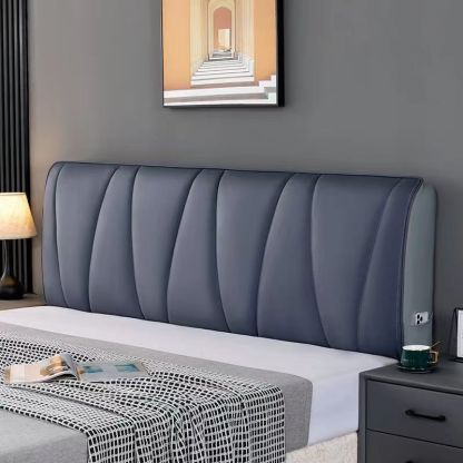 Scratch-resistant Leathaire All-inclusive Bed Headboard Cover